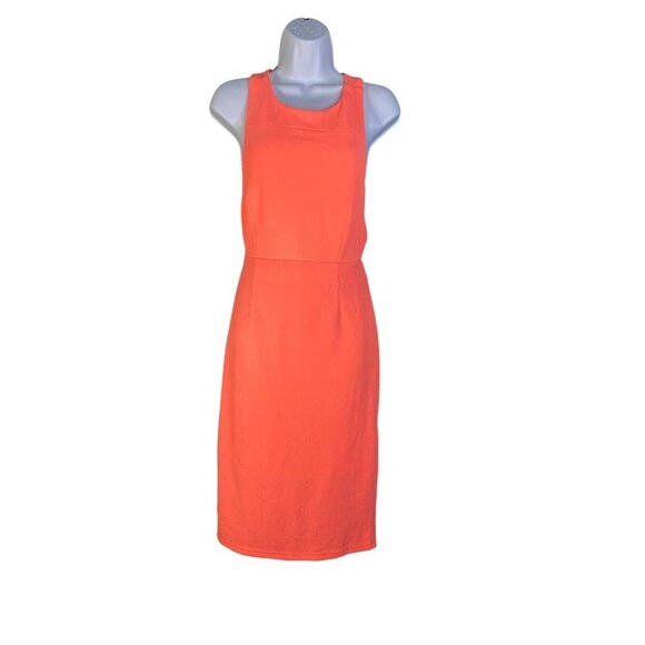 CQbyCQ Womens Sheath Sleeveless Sexy Back Dress‎ Orange Size Medium - Picture 1 of 6
